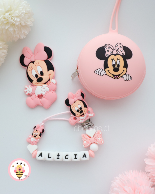 Conjunto Minnie rosa
