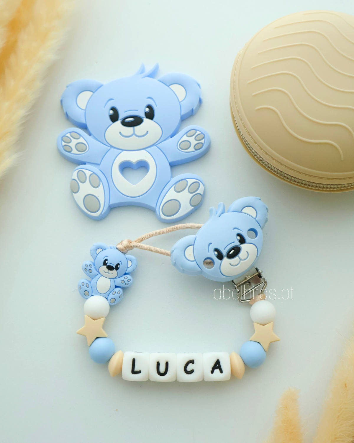 Conjunto Urso azul