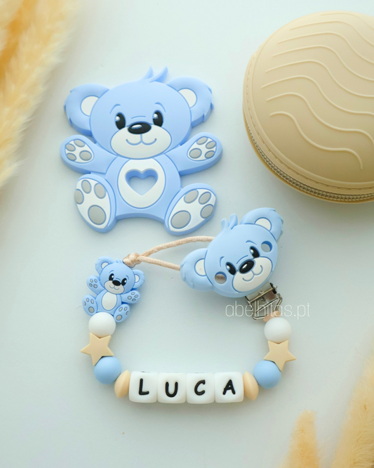 Conjunto Urso azul