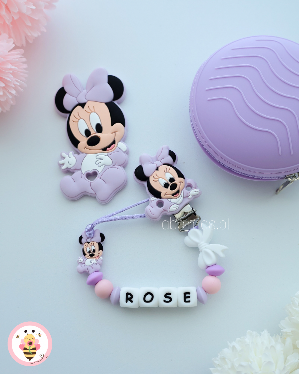 Conjunto Minnie lilás