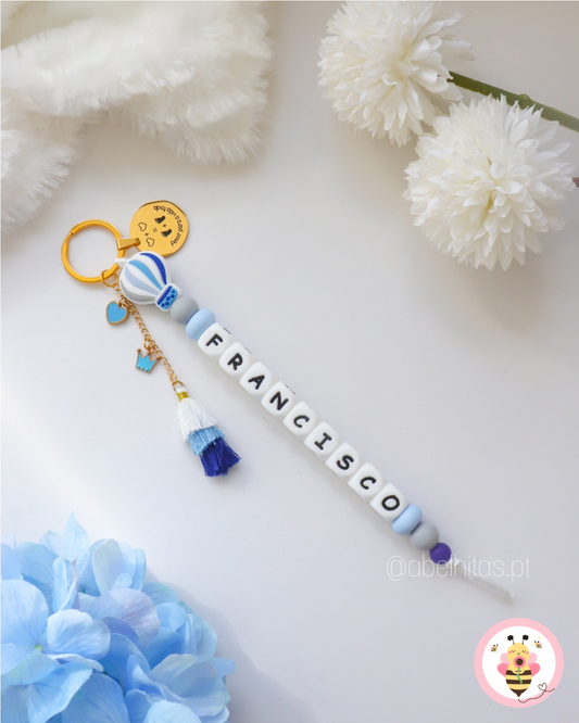 Porta-chaves Balão azul