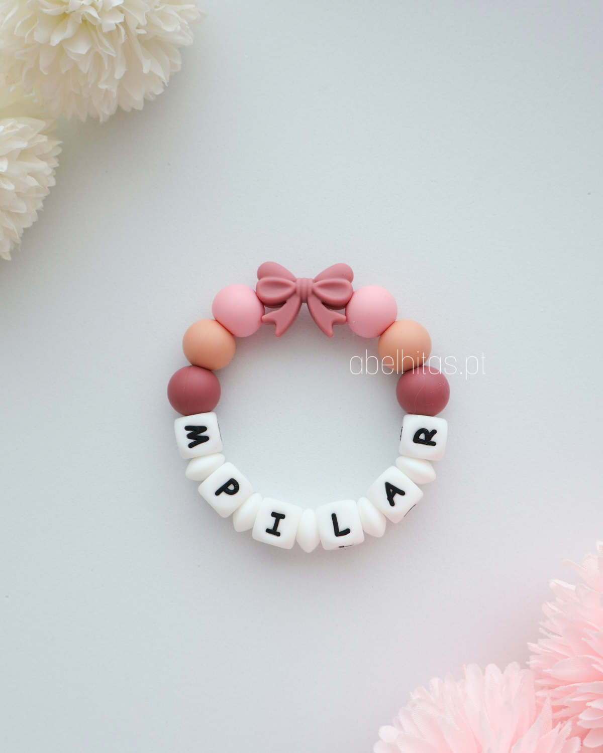 Conjunto Laço rosa escuro