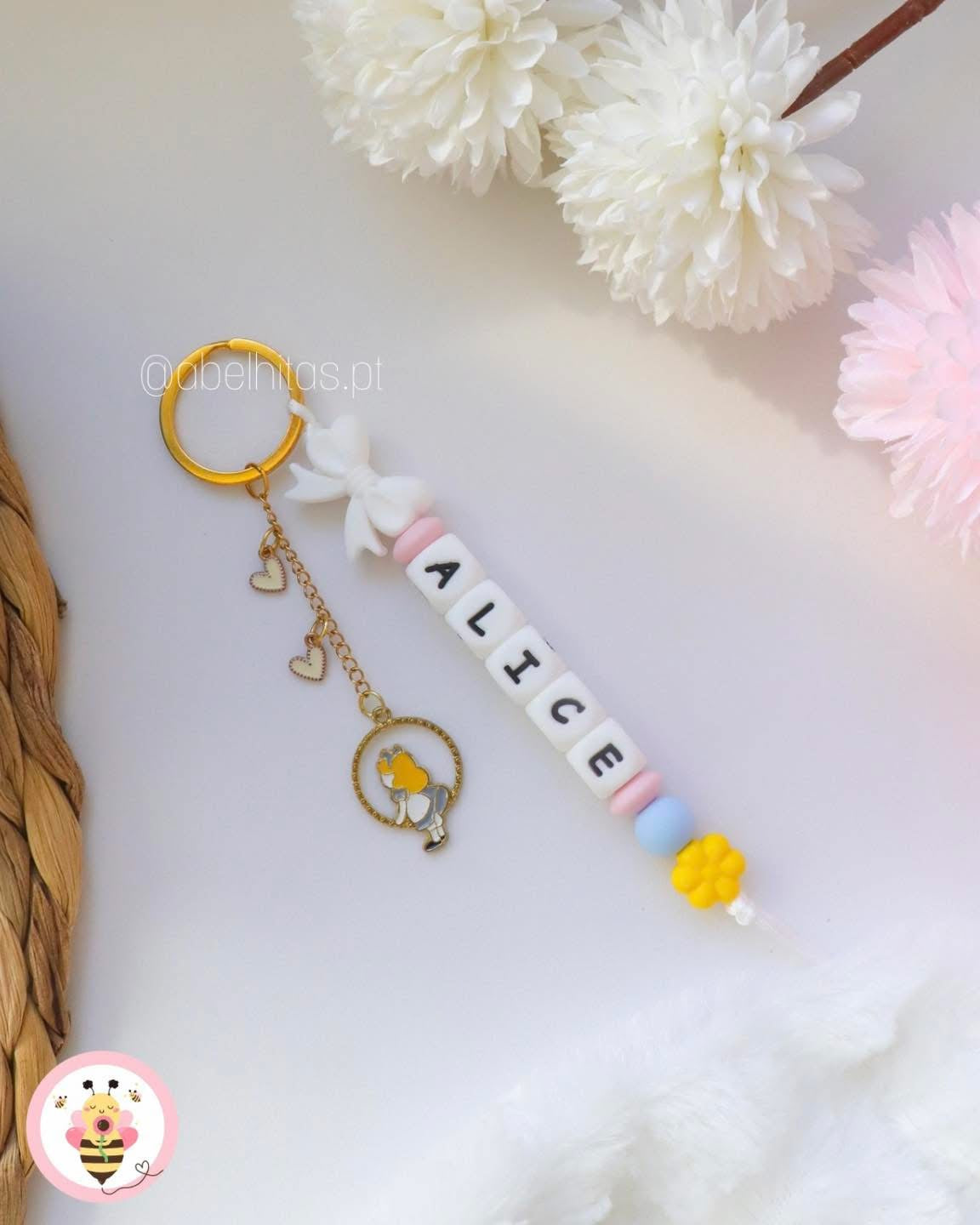 Alice in Wonderland Keychain