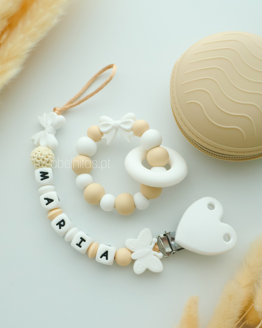 Conjunto Laço e borboleta