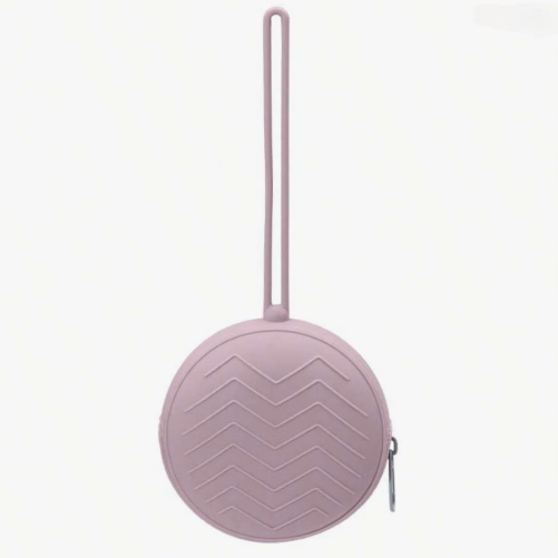 Bolsa porta-chupetas com fecho simples