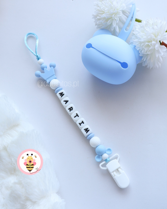 Ensemble Mickey bleu simple