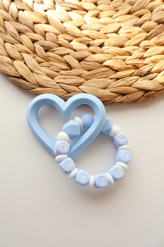 Mordedor Coração azul