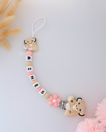 Conjunto Simba e flor