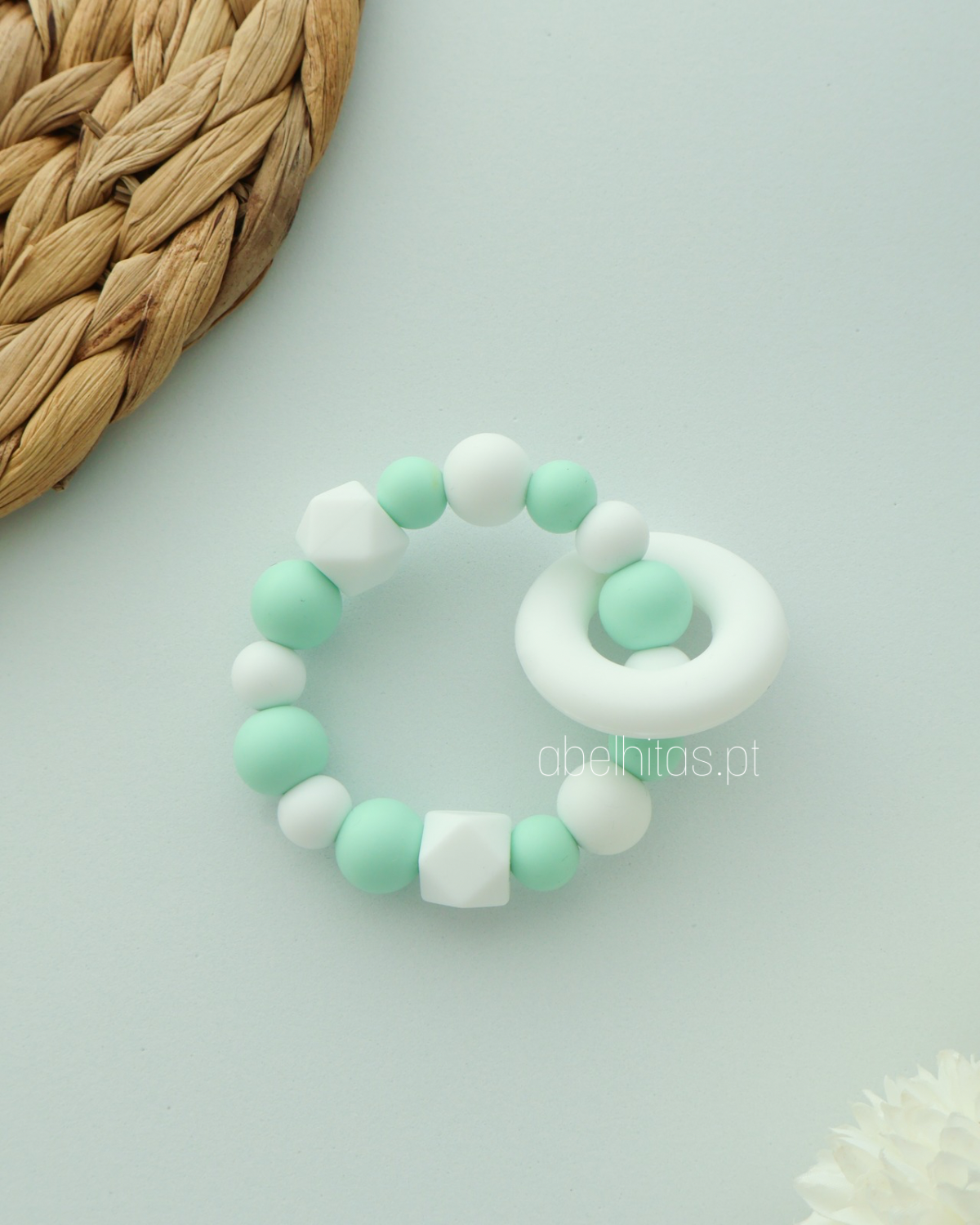 Mordedor Verde água