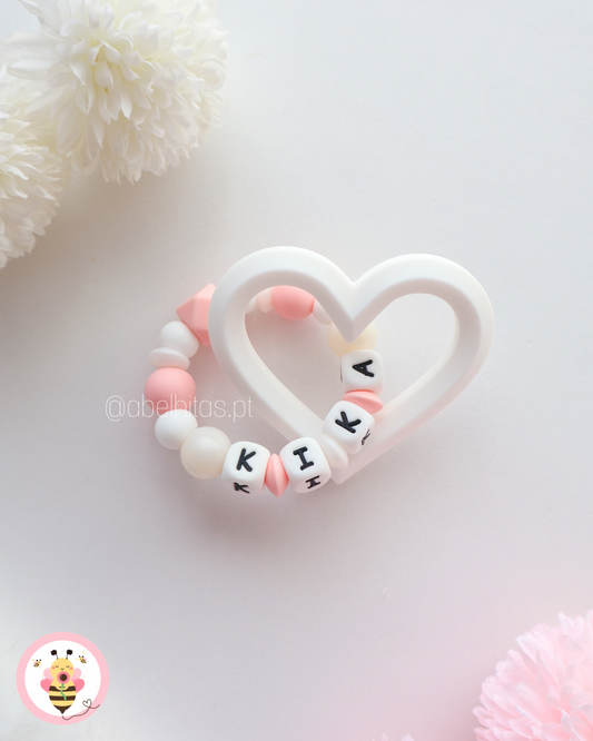 Mordedor Coração branco