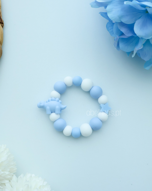 Mordedor Dinossauro azul