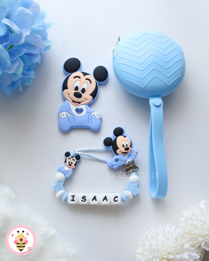 Conjunto Mickey azul