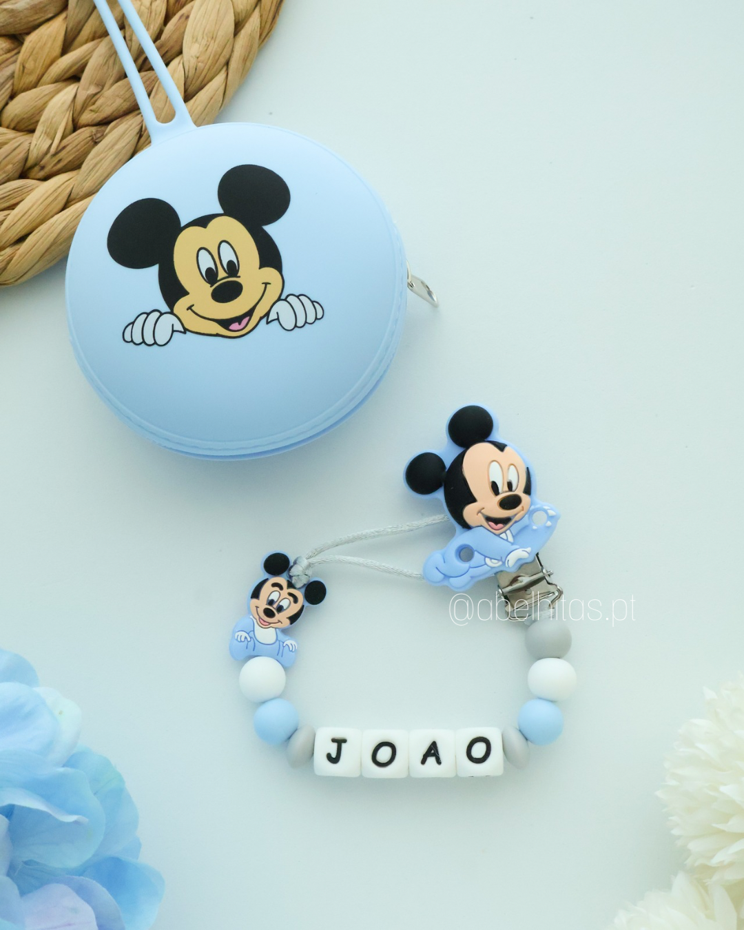 Conjunto Mickey azul