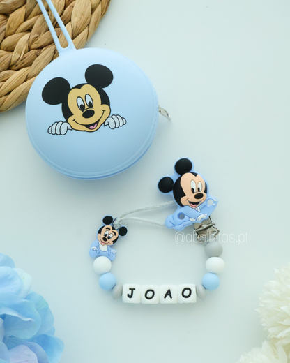 Conjunto Mickey azul