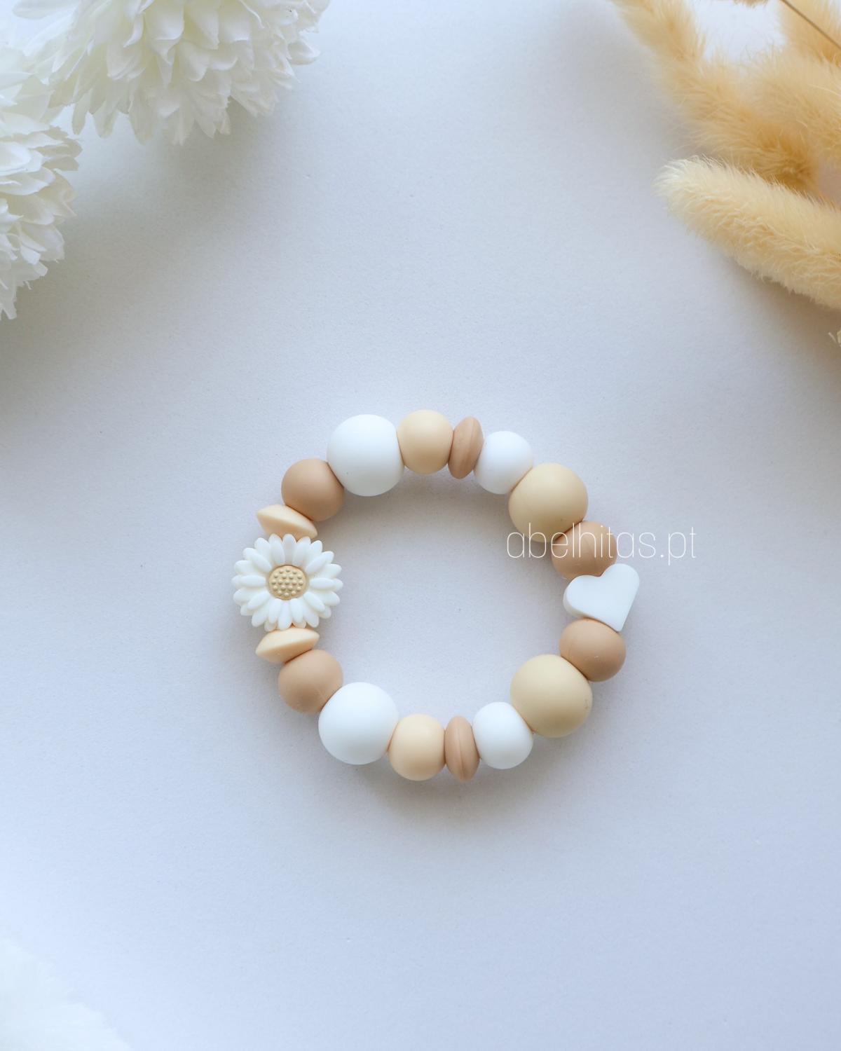 Conjunto Flor branca