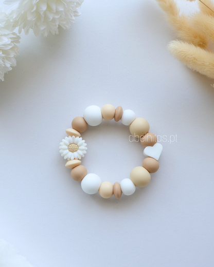 Conjunto Flor branca