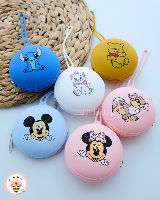 Bolsa porta-chupetas com desenho