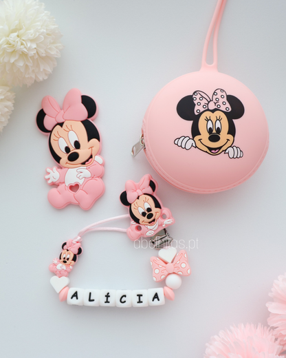 Conjunto Minnie rosa