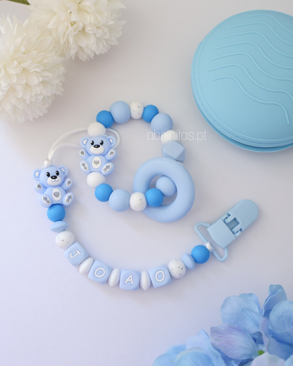 Conjunto Urso azul