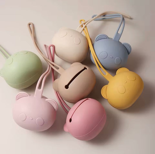 Bolsa porta-chupetas ranhura