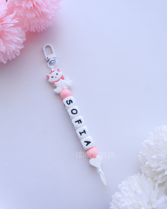 Identificador de mochila - Gata Marie