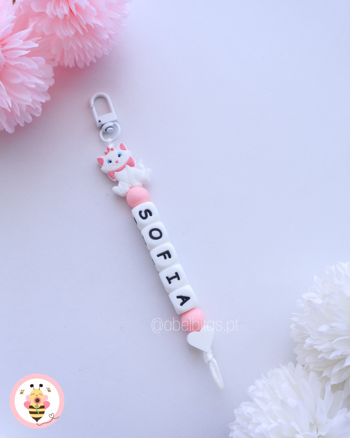 Identificador de mochila - Gata Marie