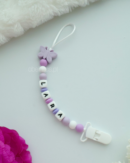 Conjunto Borboleta lilás