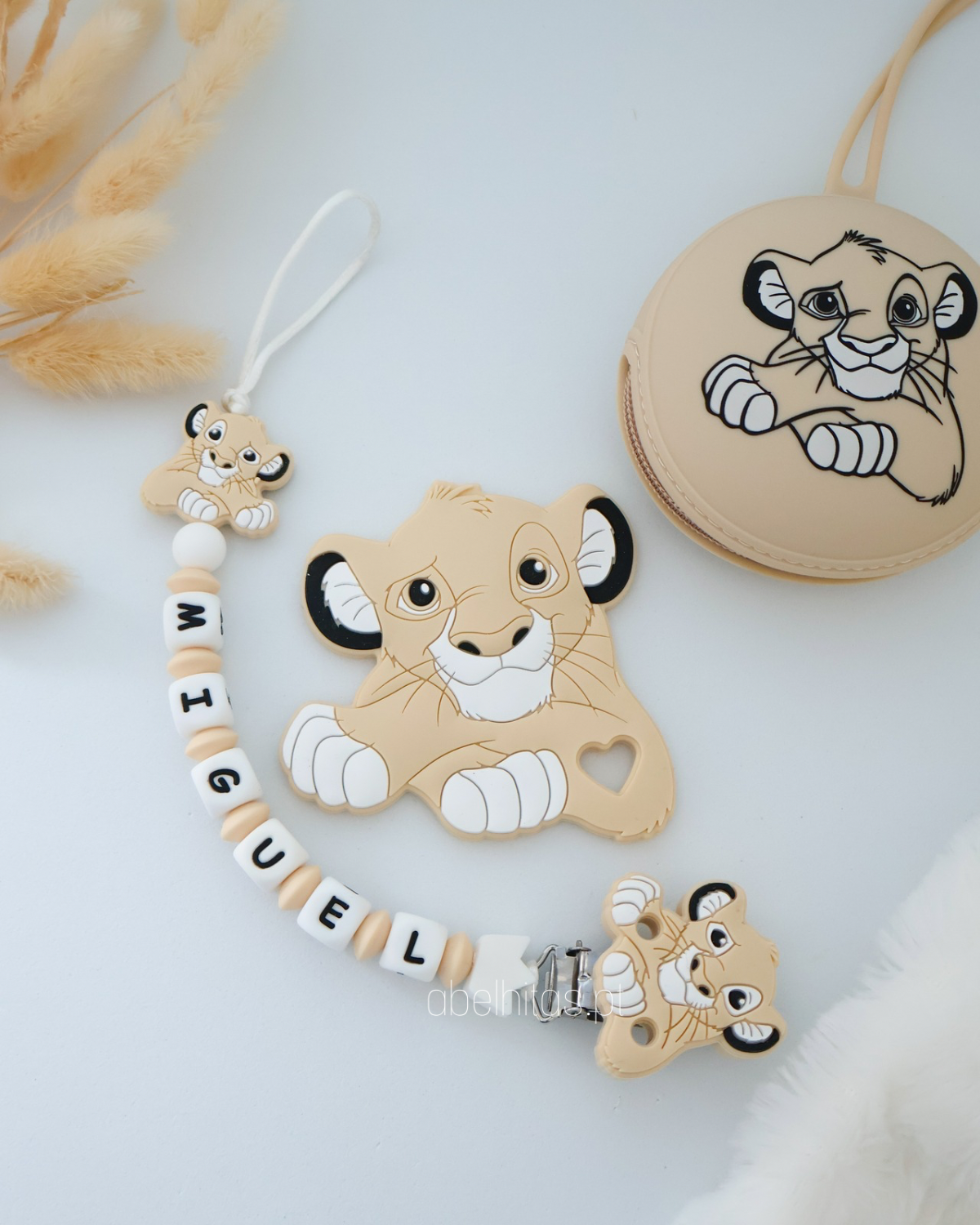 Conjunto Simba bege
