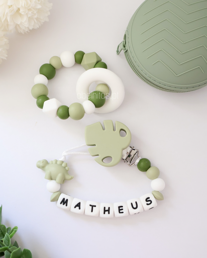 Conjunto Dinossauro verde