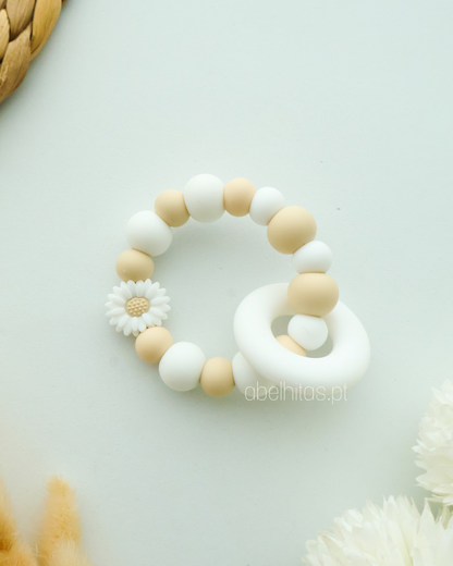 Conjunto Flores brancas
