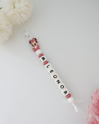 Conjunto Minnie rosa escura