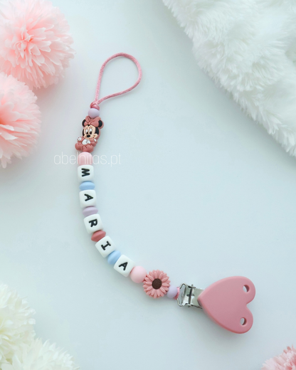 Conjunto Minnie rosa escura