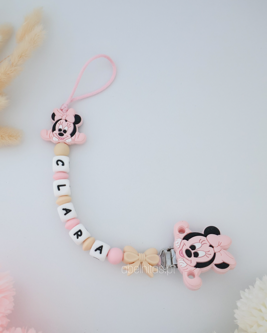 Conjunto Minnie rosa bebé