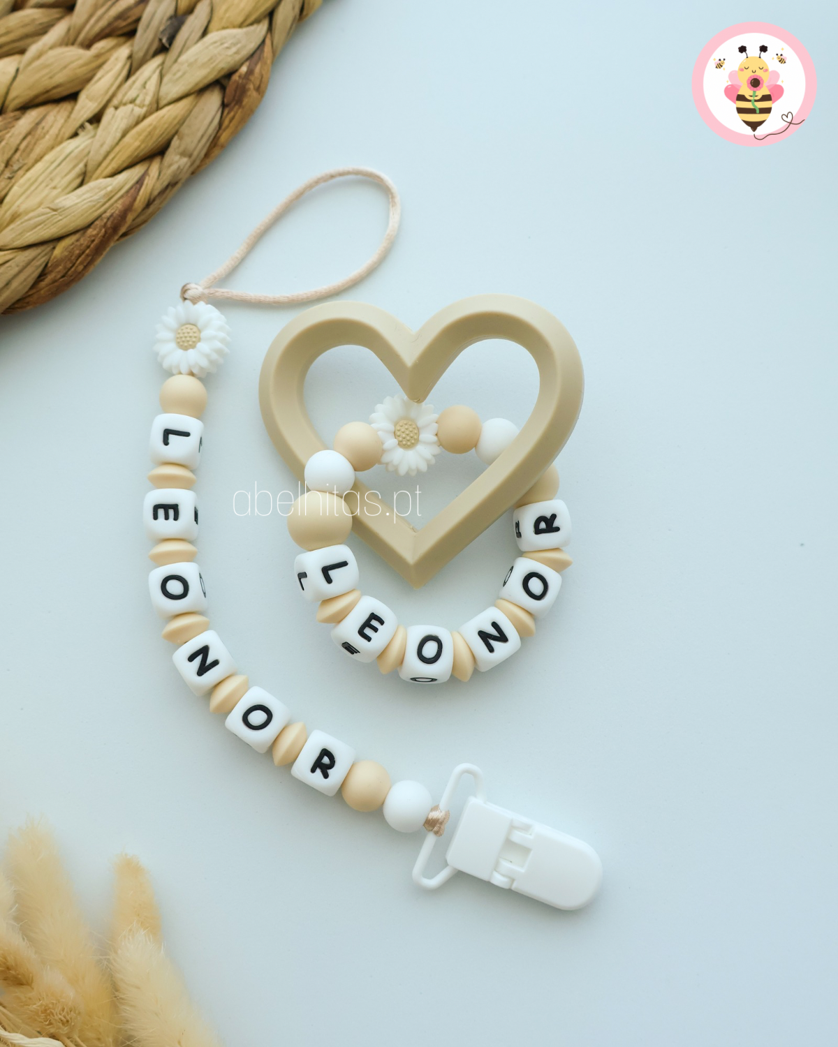 Conjunto Flor branca