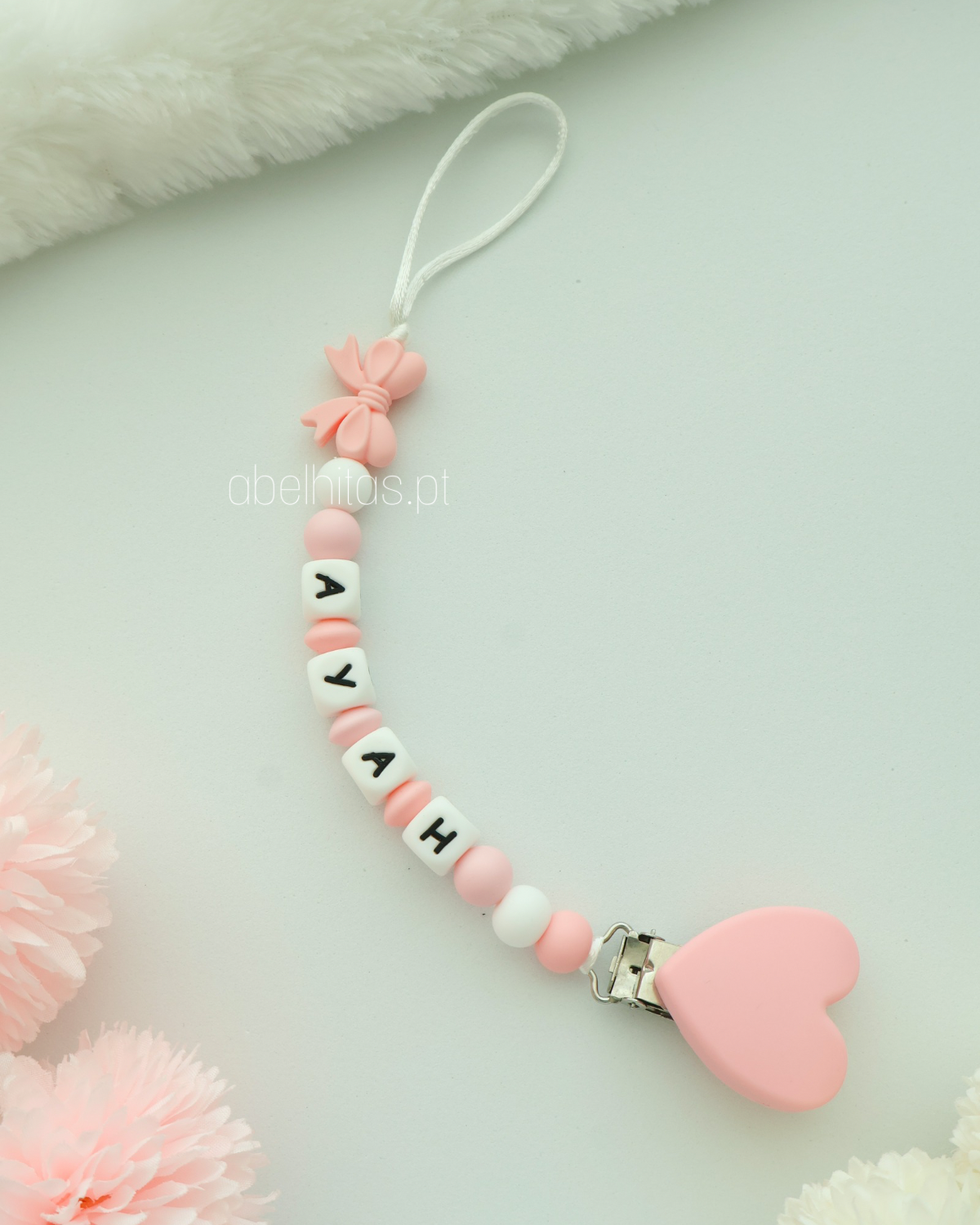 Conjunto Laço rosa