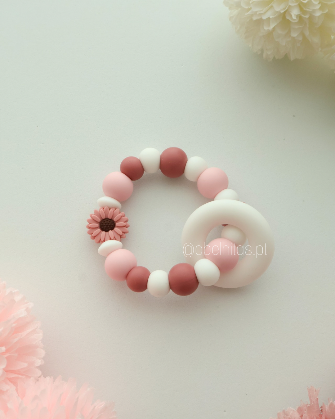 Dark pink flower Set