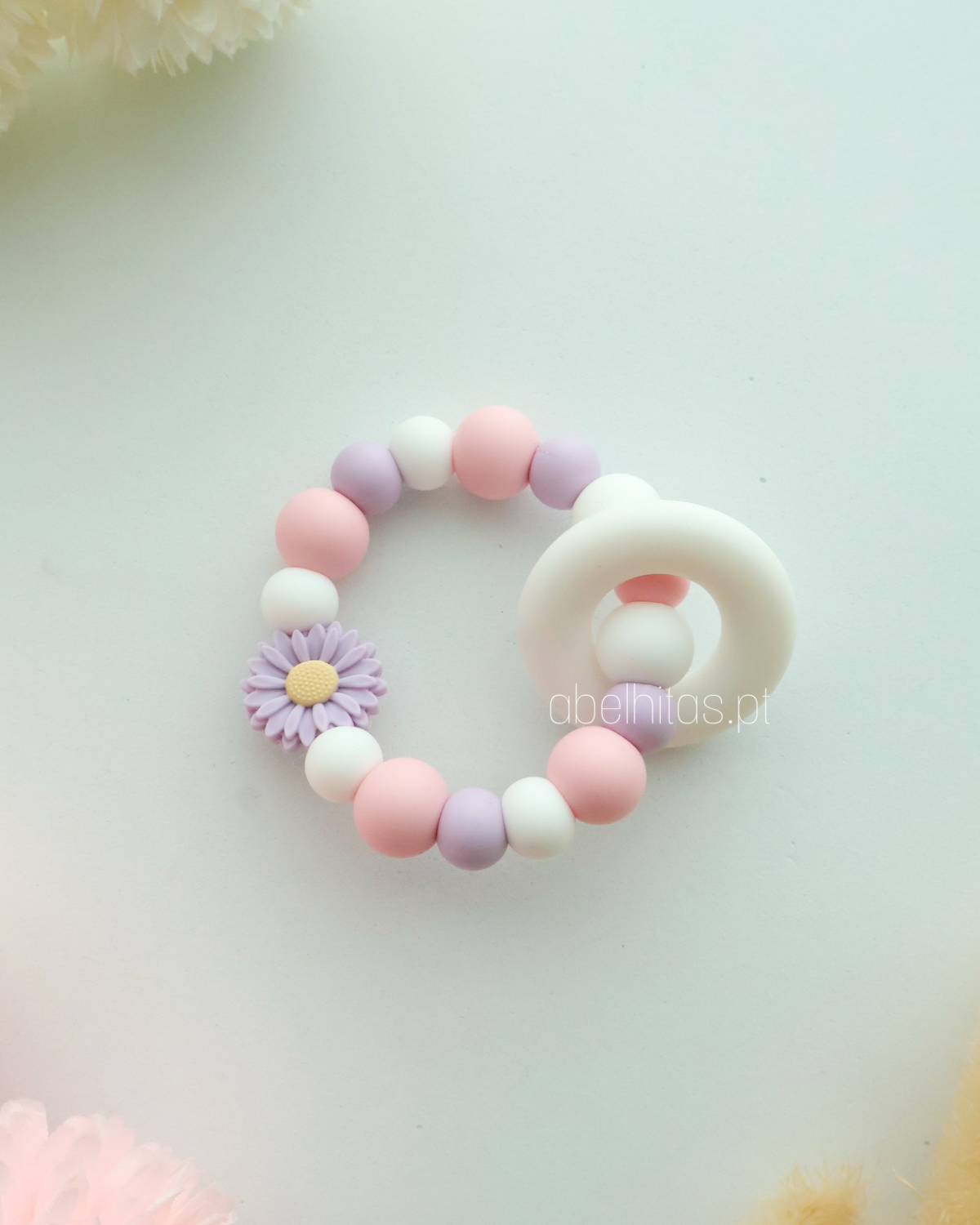 Conjunto Flores lilás