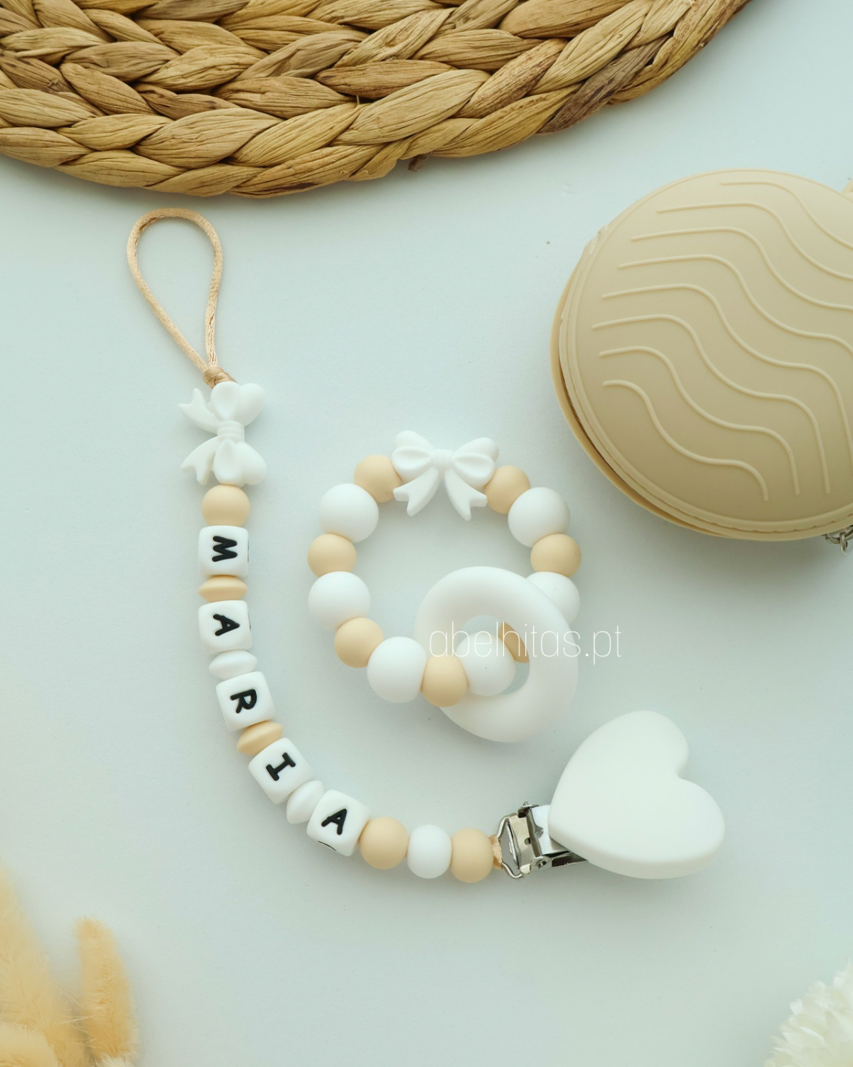 Conjunto Laço branco