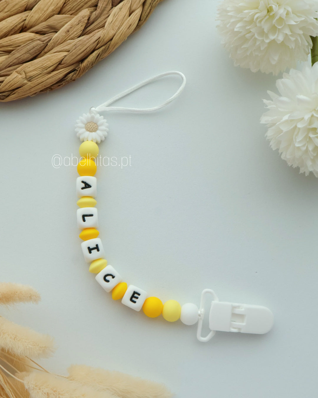 Conjunto Flor branca