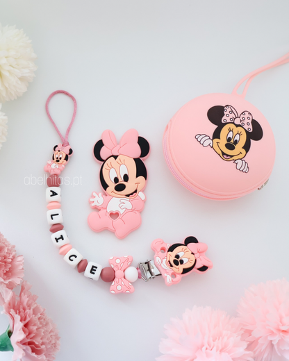 Conjunto Minnie rosa