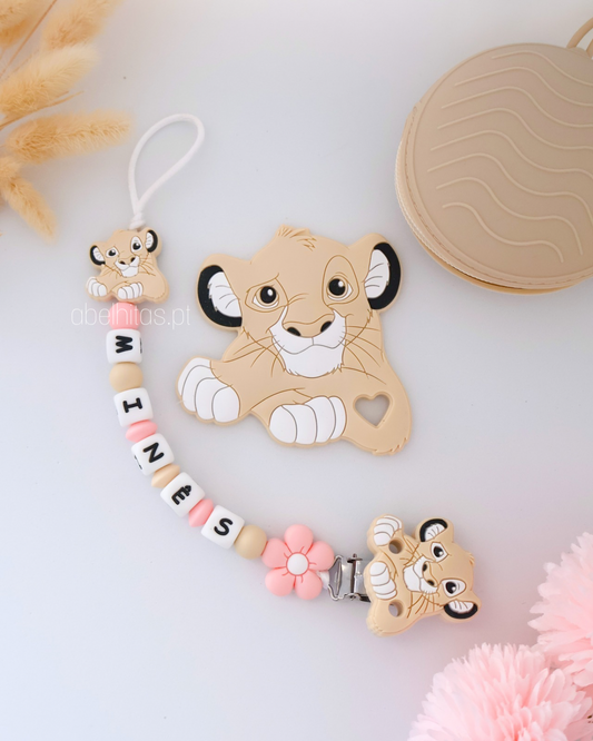 Conjunto Simba e flor