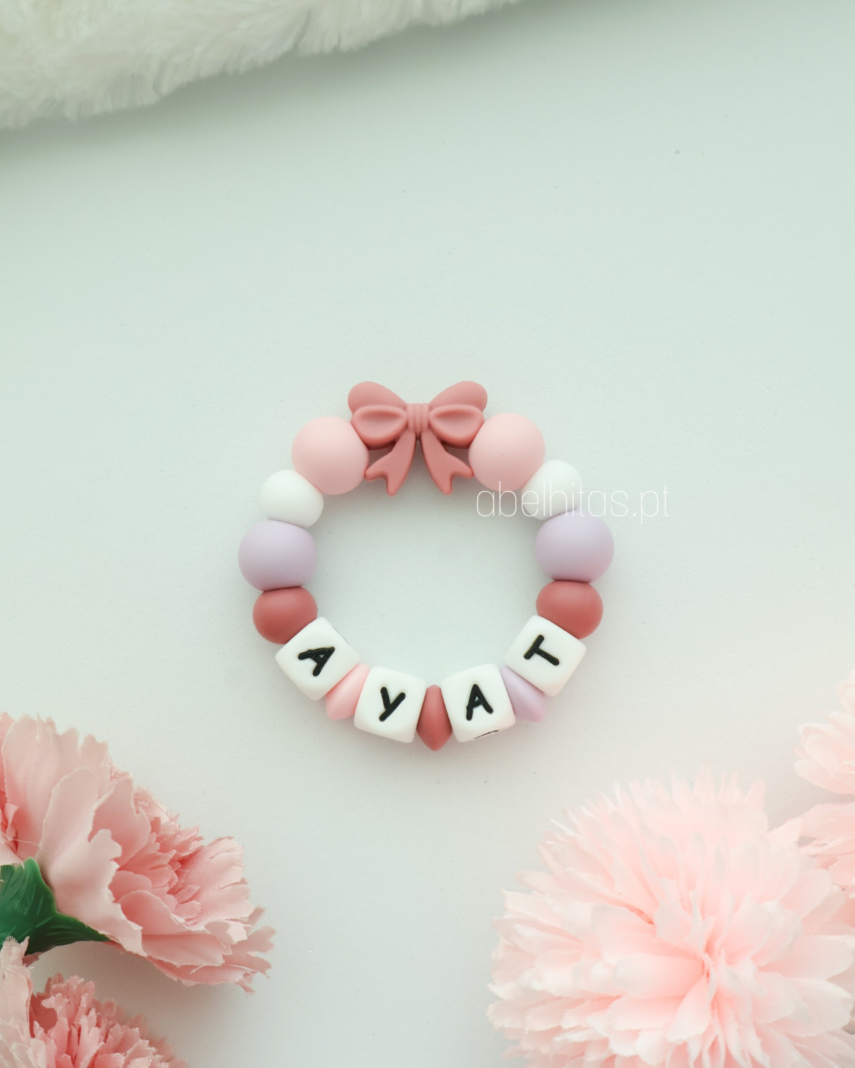 Conjunto Laço rosa escuro