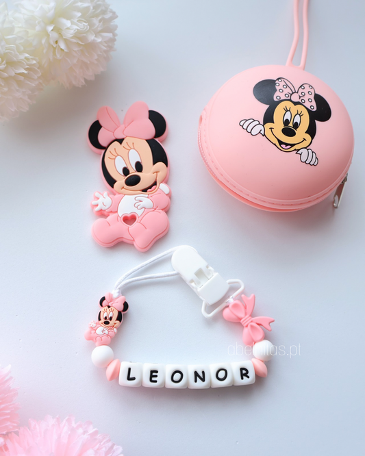 Conjunto Minnie rosa