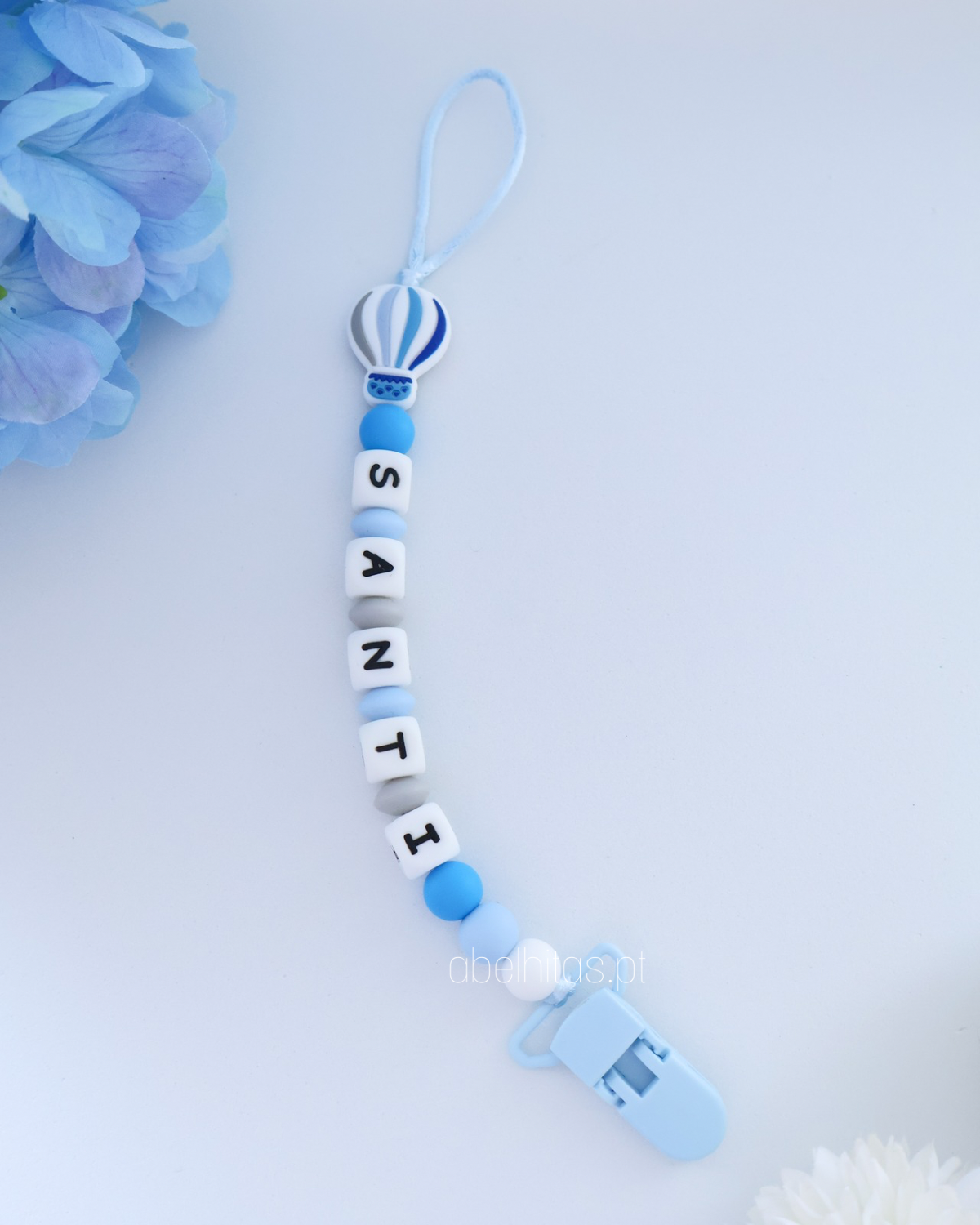 Conjunto Balão ar quente azul