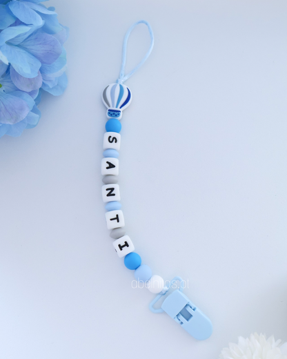 Conjunto Balão ar quente azul