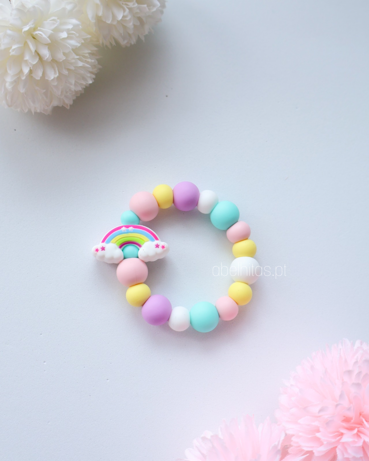 Conjunto Arco-íris colorido