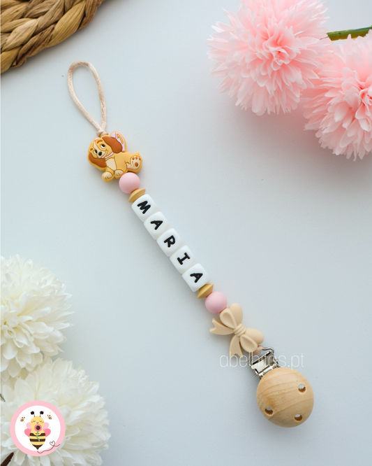 Prendedor de chupeta - Dama