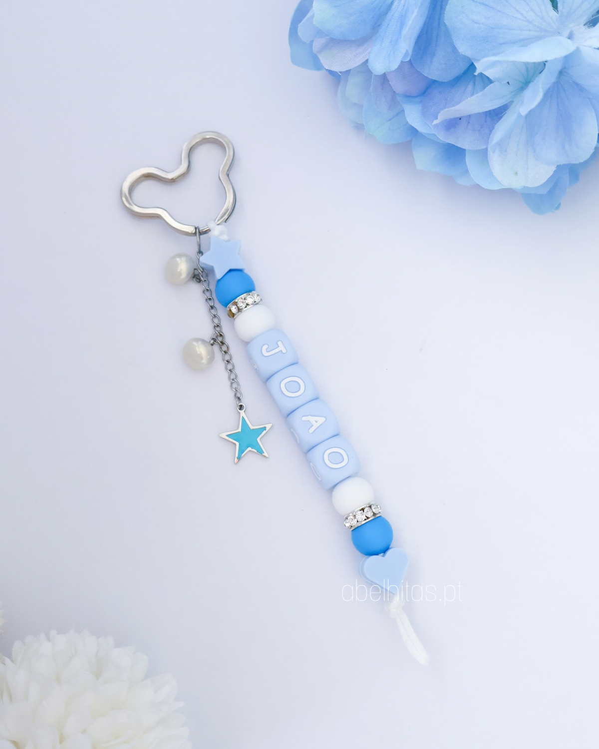 Porta-chaves Estrela azul