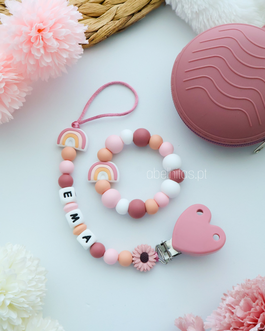 Conjunto Arco-íris pastel