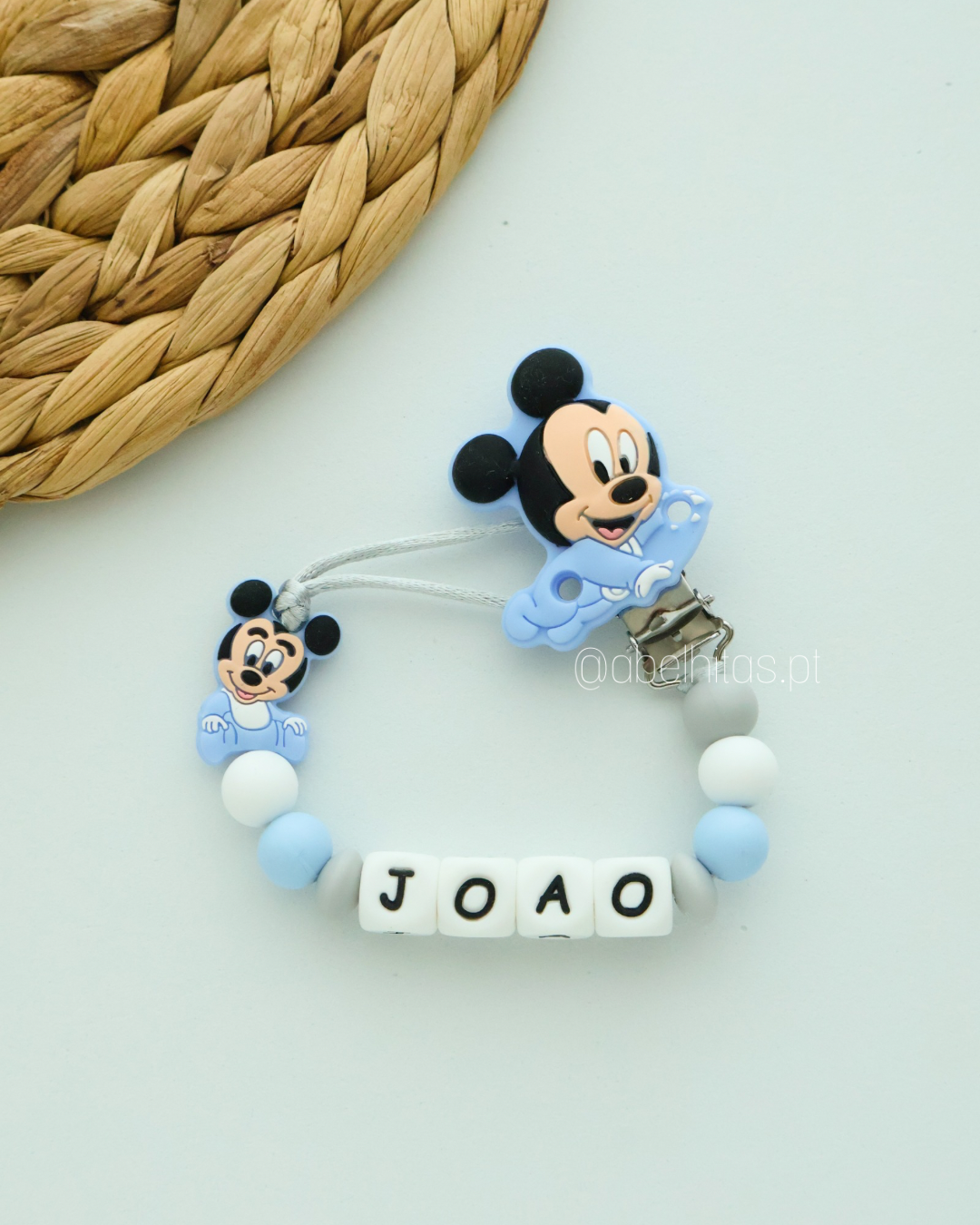 Conjunto Mickey azul